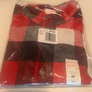 NWT kids flannel